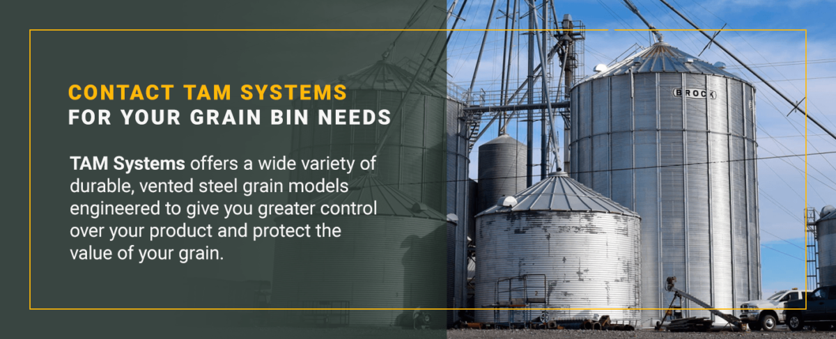 Tam Systems Offers Variety of Grain Bin Models