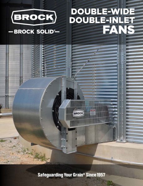 Double wide double inlet fans