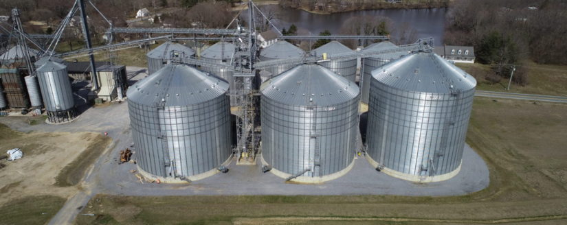 Brock Grain Storage Bins With Catwalks & Towers