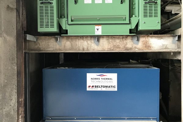 Norris Thermal Technologies blue and green electrical boxes