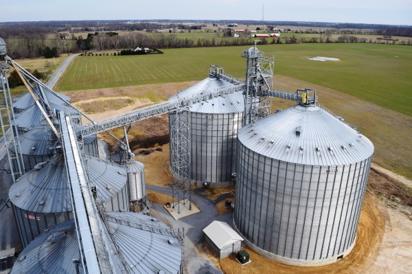Nagle Aerial Of Brock Grain System
